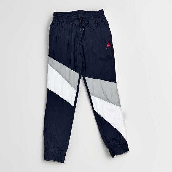 Jordan Youth Boys Large 12–13 Black Windbreaker Pants Joggers Jumpman Logo Retro - Picture 1 of 11